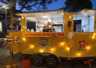 Laraclette Truk remolque de noche